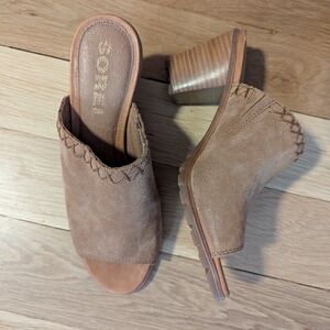 Sorel Nadia Mules Women’s Size 7, 3” Heels NWOT